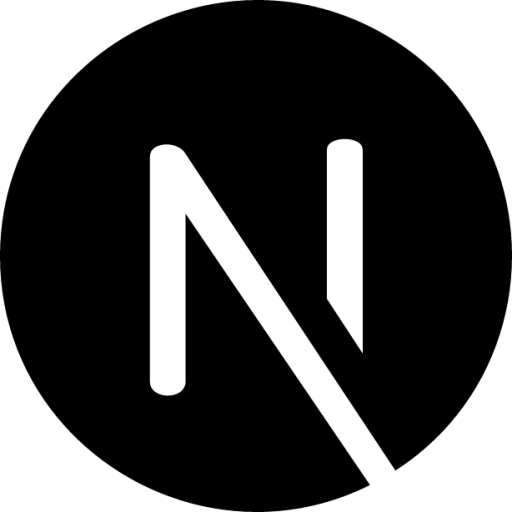 Next.js React framework logo